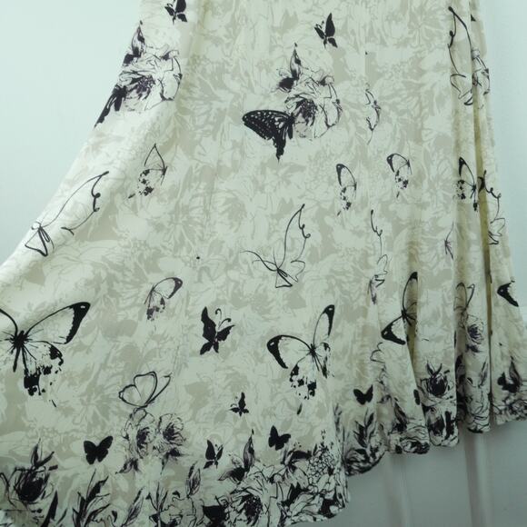 Soft Surroundings S Maxi Skirt Spring Fever Butterfly Fairy Boho Ethereal Dainty - Picture 4 of 11